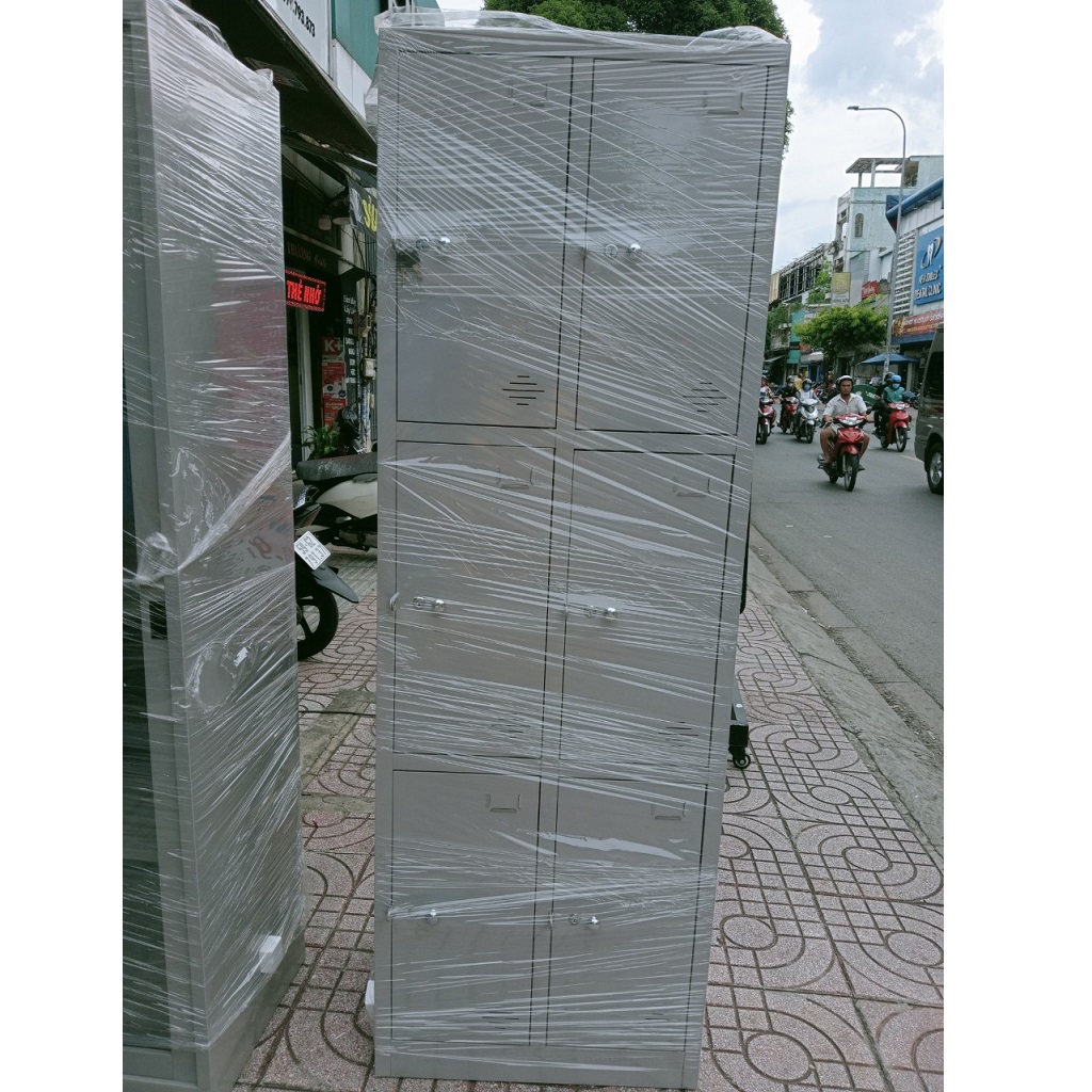 Tủ locker 6 ngăn hàn liền